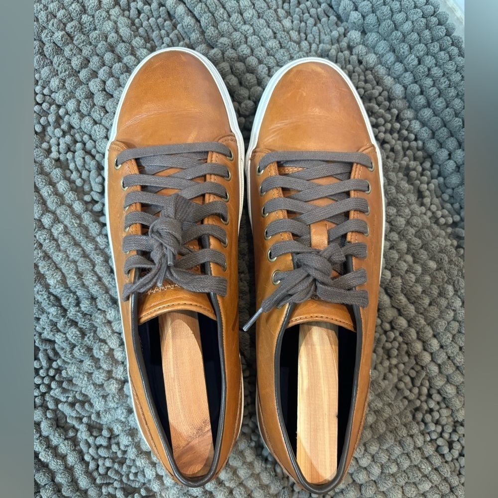 Cole Haan Grand Series Pinch Maine Classics Brown Leather Shoes - Picture 7 of 8